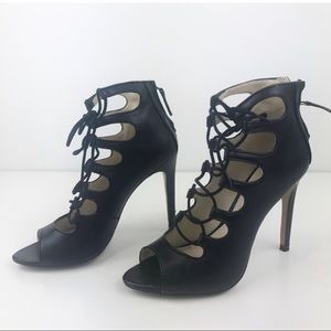 Zara lace up heels